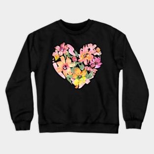 Flower heart Crewneck Sweatshirt